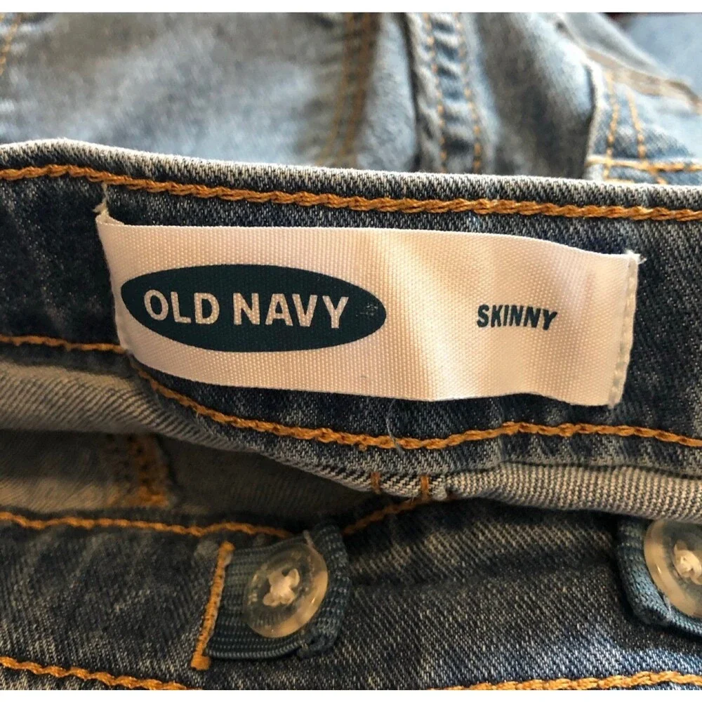OLD NAVY Girl’s Skinny Jeans Size S/P 6-7 Light Wash